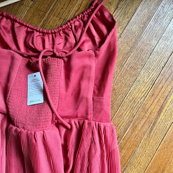 NWT RW&co Coral Maxi dress | Size 6 - Picture 3 of 5